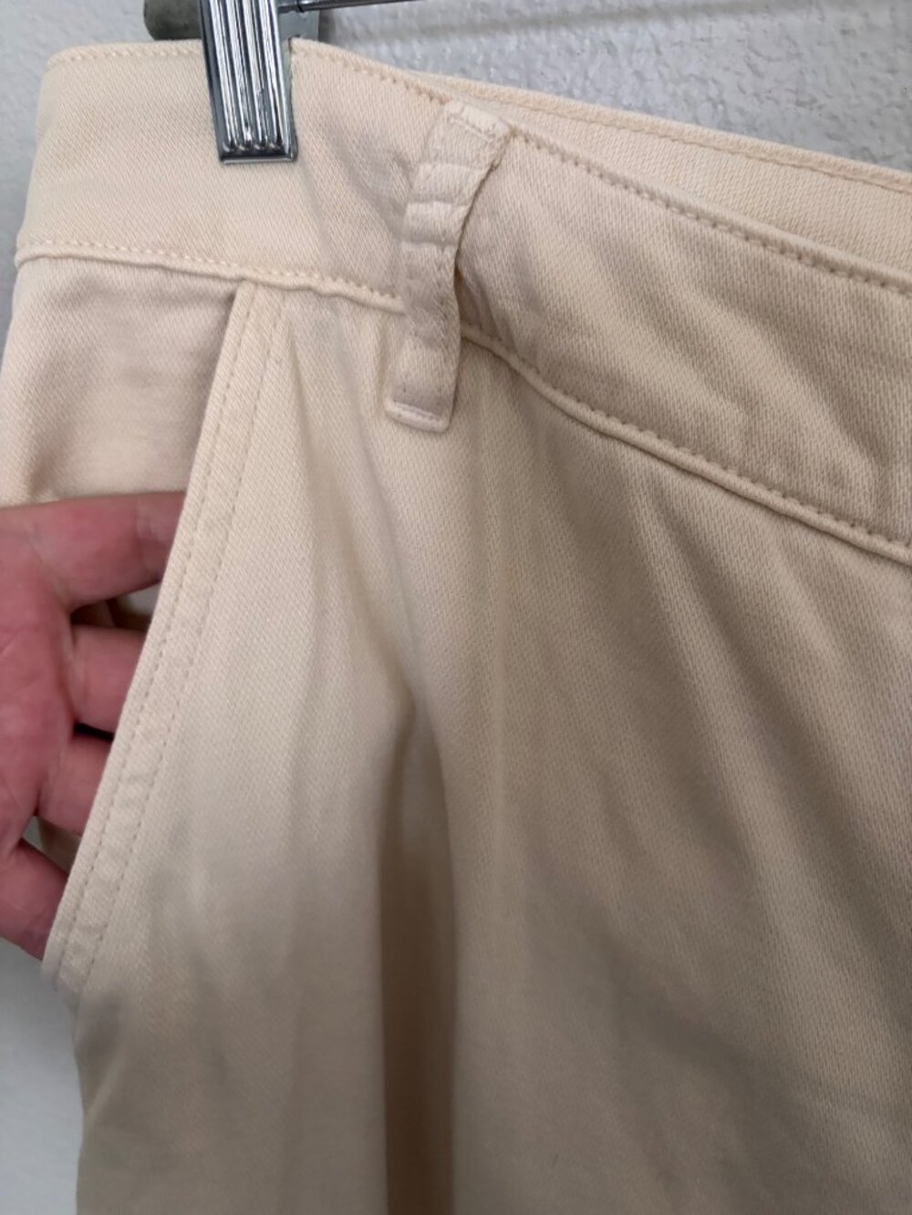 Banana Republic Ultra High-Rise Wide Leg Pants Beige Size 34/18 Casual - Picture 5 of 9